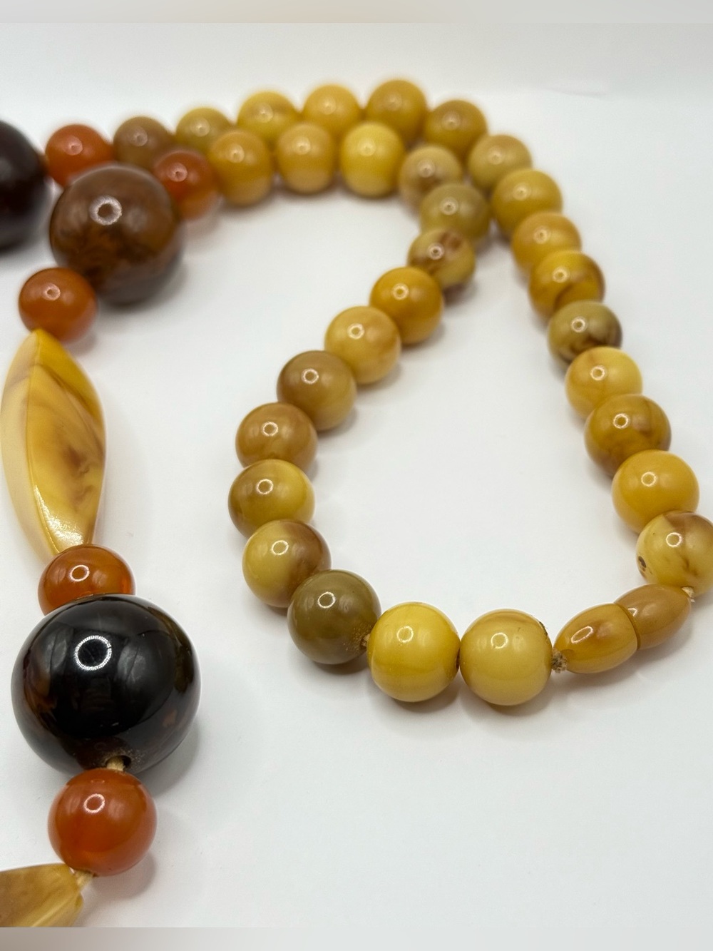 Antique Huge multicolour Bakelite 97 grams 30" inch - Picture 3 of 6